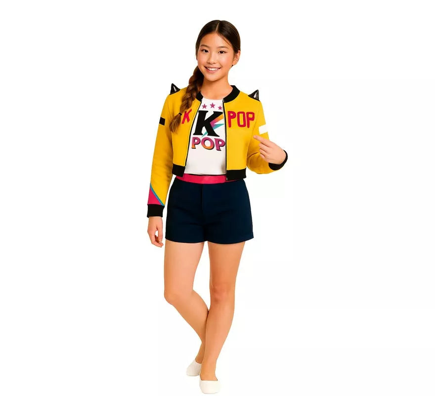 Disfraz de Cantante K-Pop Star Nova para niña