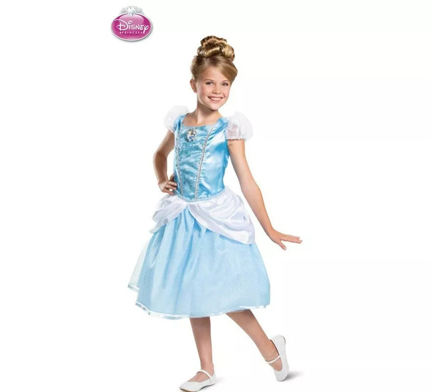 Disfraz de Cenicienta Disney Deluxe para niña
