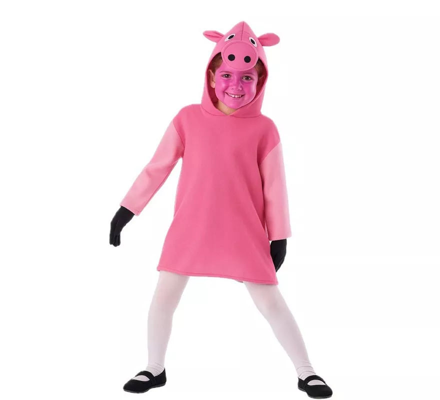 Disfraz de Cerdita Rosa para niña