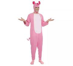 Pink Pig Costume for Men