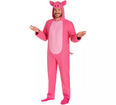Pink Pig Costume for Men