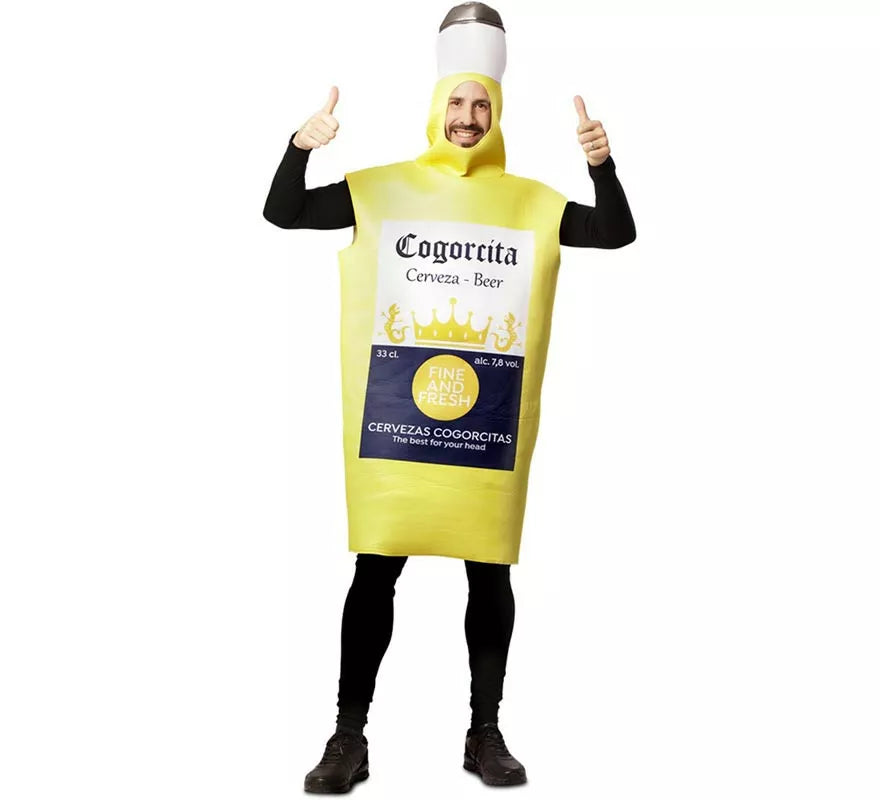 Disfraz de Cerveza Cogorcita para adultos