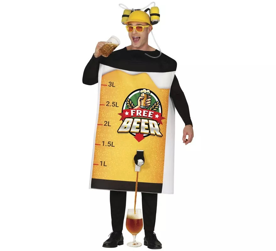 Disfraz de Cerveza Gratis para hombre