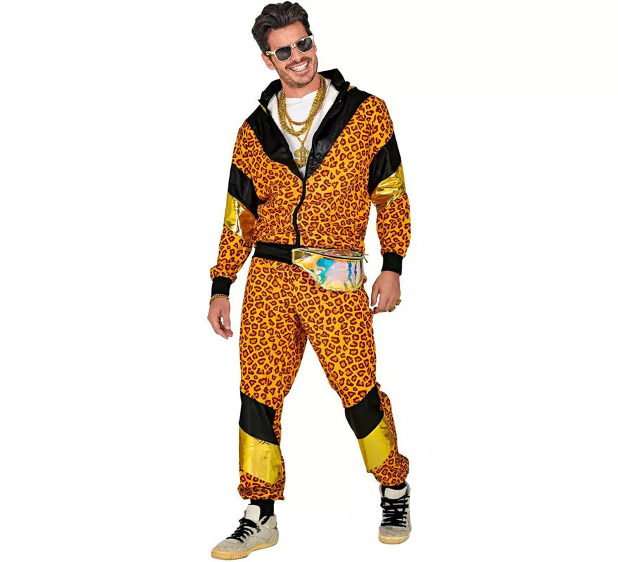 Disfraz de Chándal de Shop Leopardo Años 80 para mujer