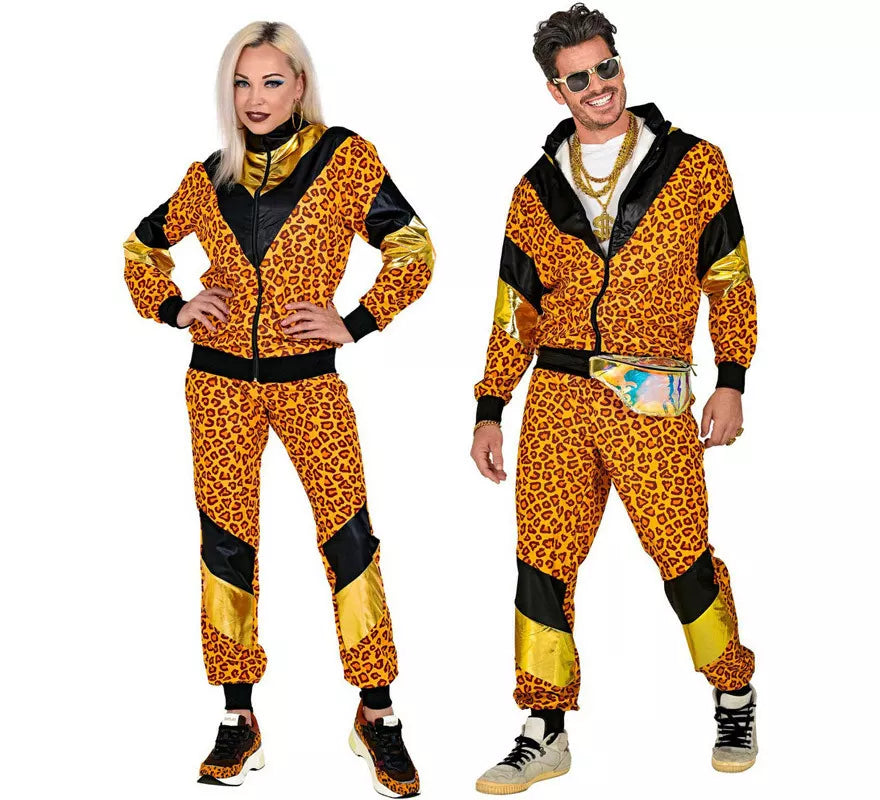Disfraz de Chándal de Shop Leopardo Años 80 para mujer