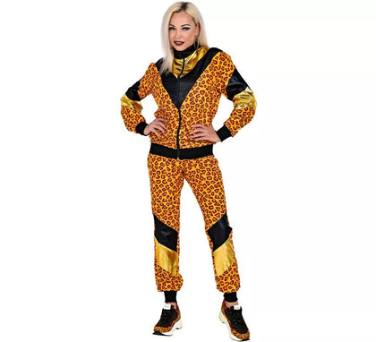 Disfraz de Chándal de Shop Leopardo Años 80 para mujer