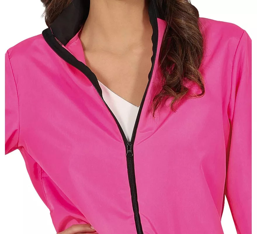 Disfraz de Chándal fucsia neón para mujer