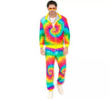 Disfraz de Chándal Hippie Psicodélico fluorescente para adulto