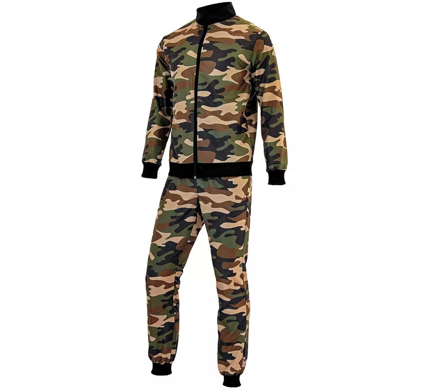 Translation missing: en.Disfraz de Chándal Party Fashion Camuflado para adulto