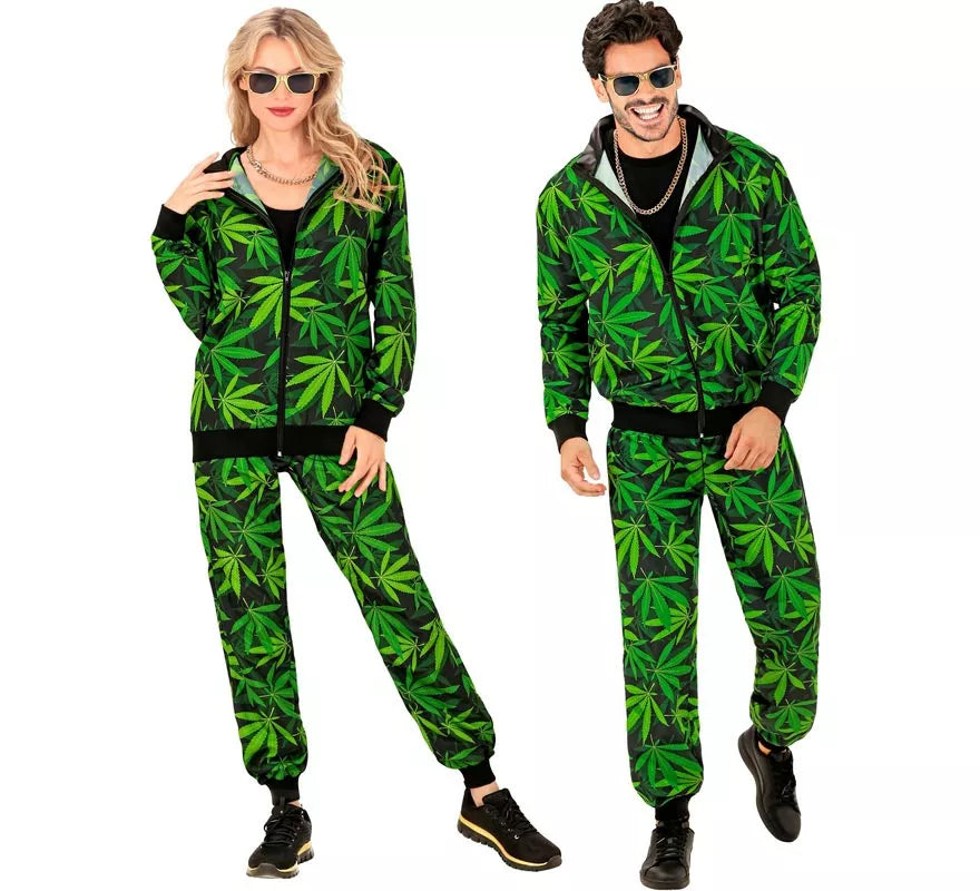 Disfraz de Chándal Party Fashion Marihuana para adulto