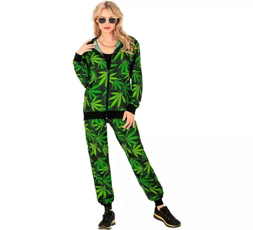 Disfraz de Chándal Party Fashion Marihuana para adulto