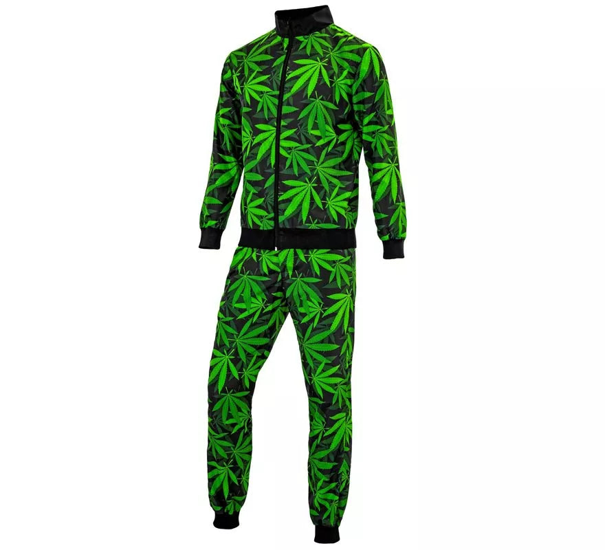 Disfraz de Chándal Party Fashion Marihuana para adulto