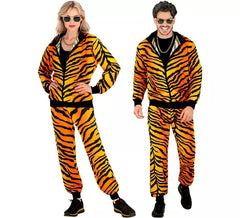 Adult Party Fashion Tiger Tracksuit Costume