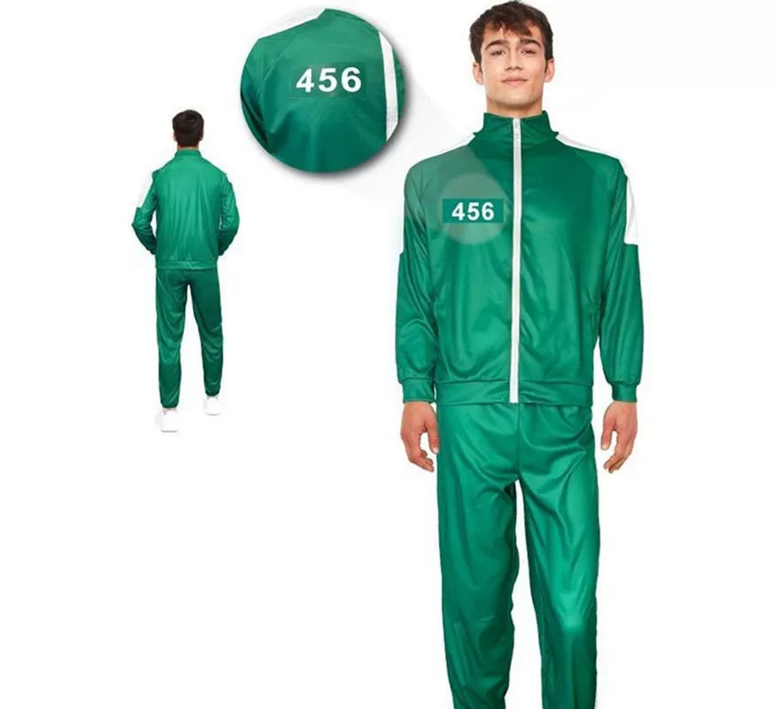 Disfraz de Chándal Verde personalizable para adultos