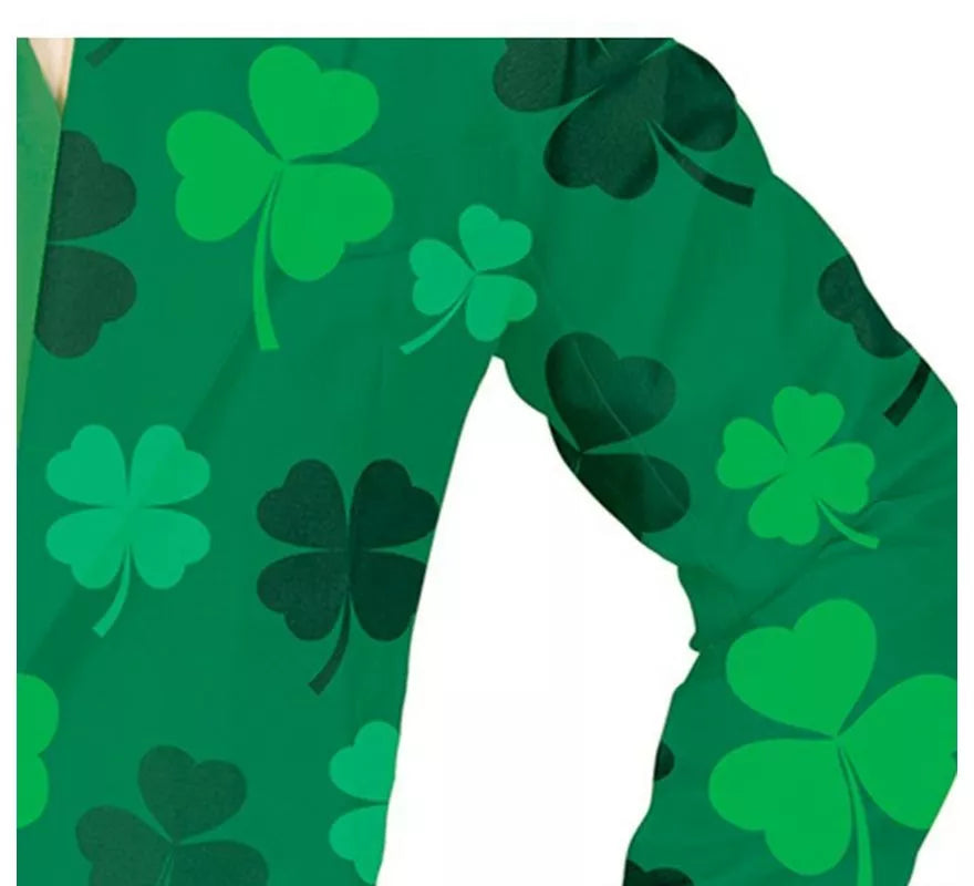 Disfraz de Chaqueta San Patricio verde para hombre