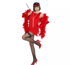 Women's Red Deluxe Charleston Costume