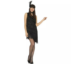Black Charleston costume for women