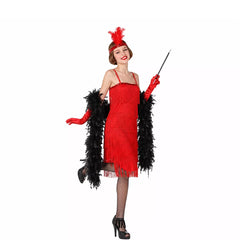 Red Charleston costume for women