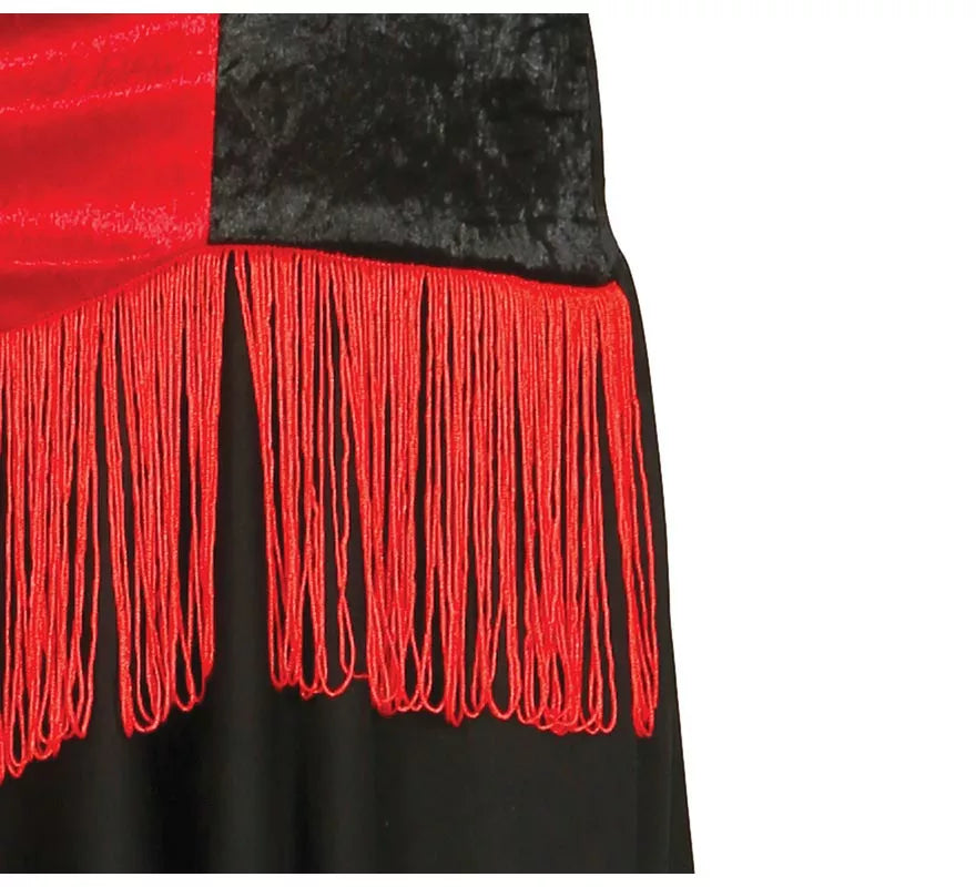 Disfraz de Charlestón rojo para mujer