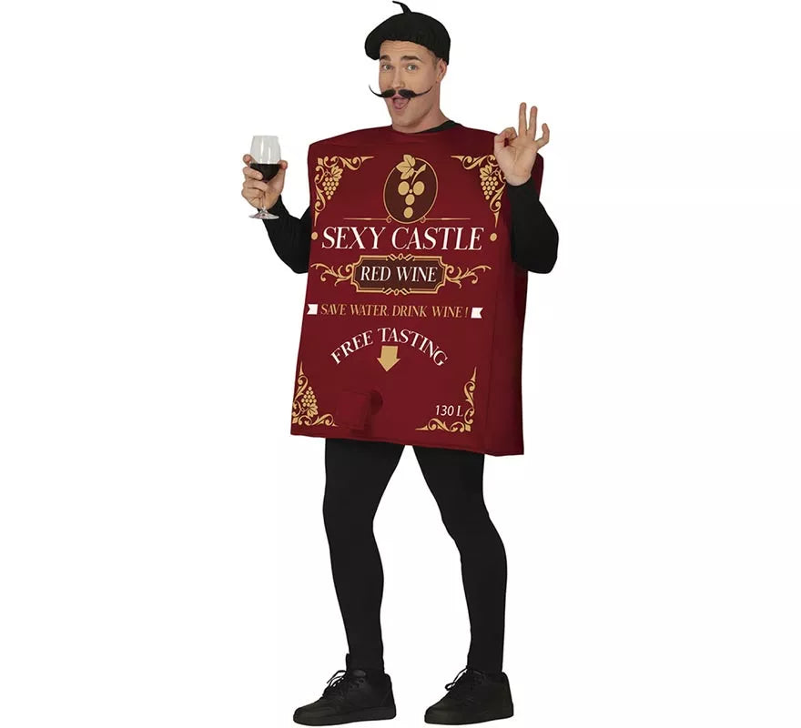 Disfraz de Chateau La Pompette para hombre
