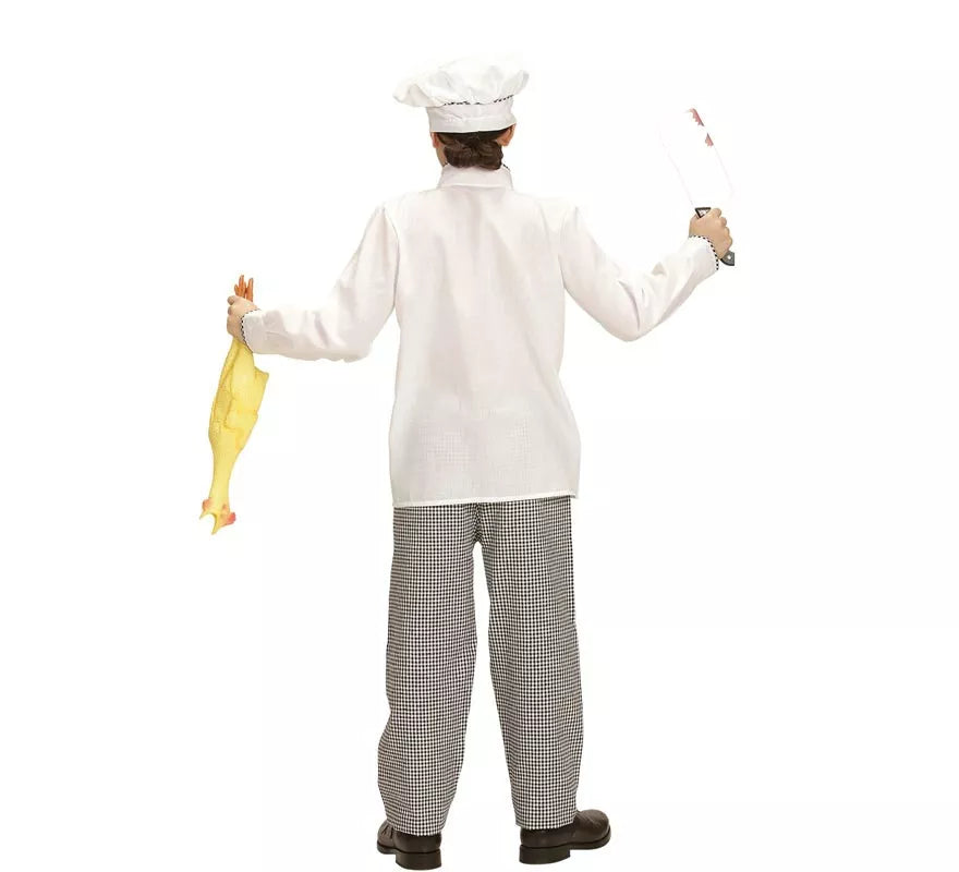 Translation missing: en.Disfraz de Chef Cocinero blanco para niños