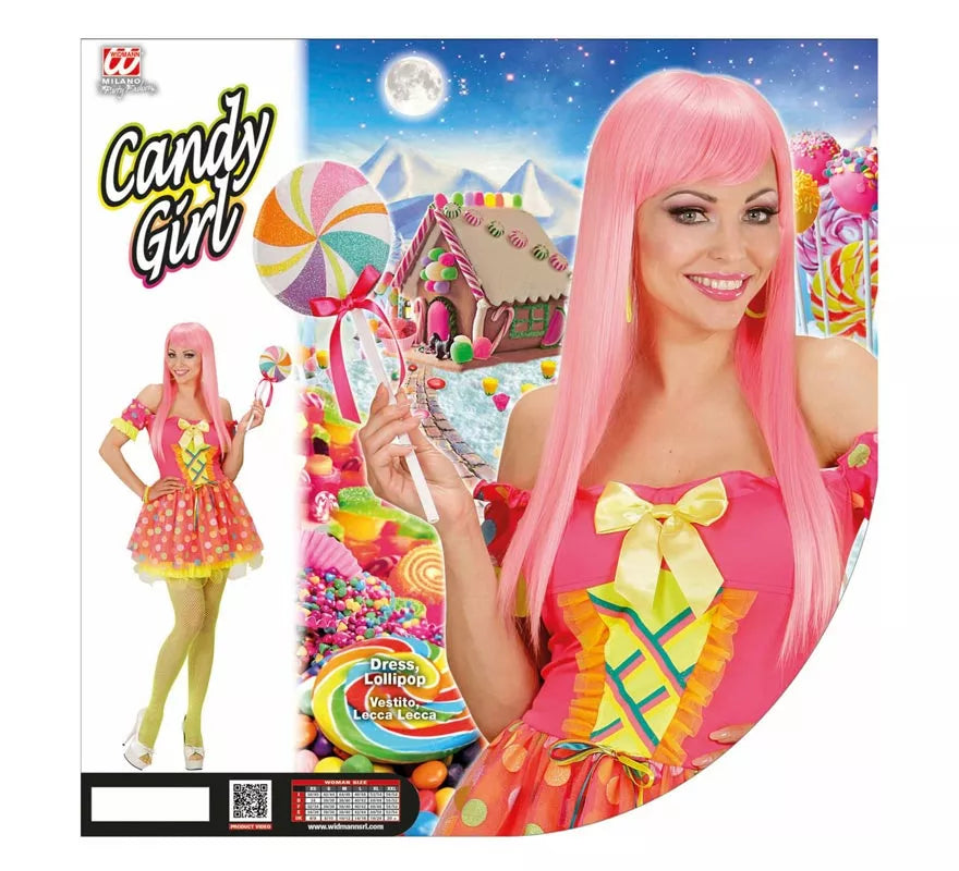 Translation missing: en.Disfraz de Chica Caramelo fucsia para mujer