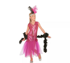 Pink Charleston Girl Costume for Girls