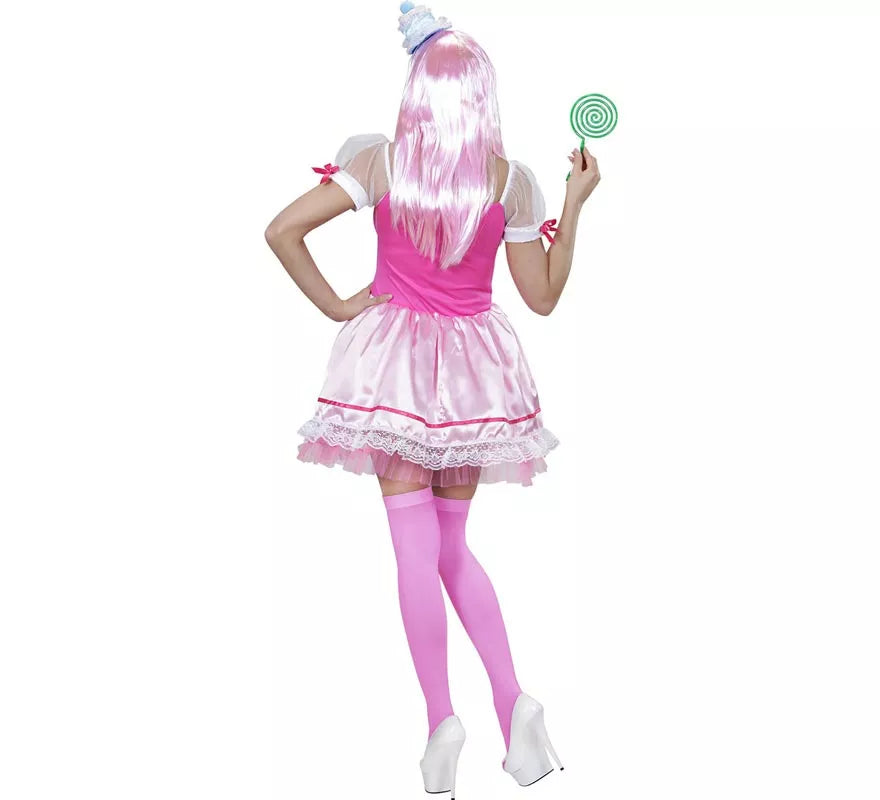 Disfraz de Chica Cupcake rosa para mujer