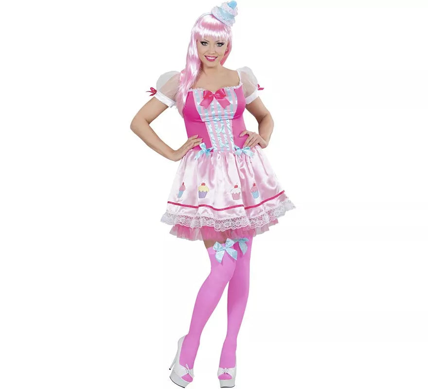 Translation missing: en.Disfraz de Chica Cupcake rosa para mujer