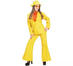 Party Girl Costume in Yellow Outfit for Women