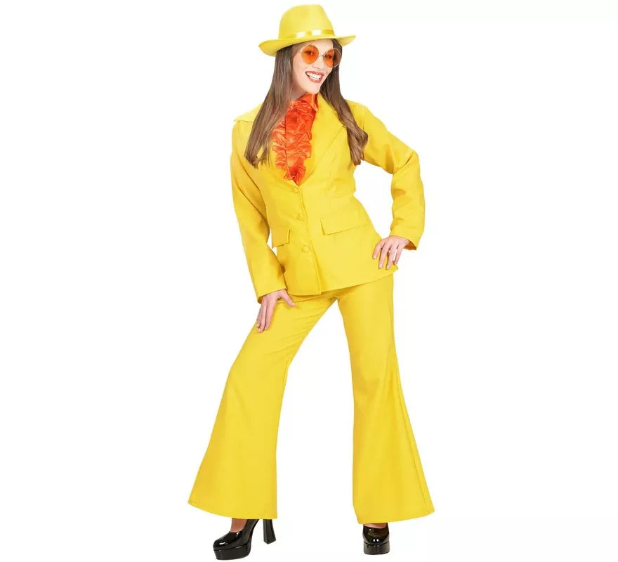 Translation missing: en.Disfraz de Chica Fiesta en traje amarillo para mujer