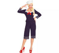 Disfraz de Chica Marinera Pin Up Años 50 para mujer