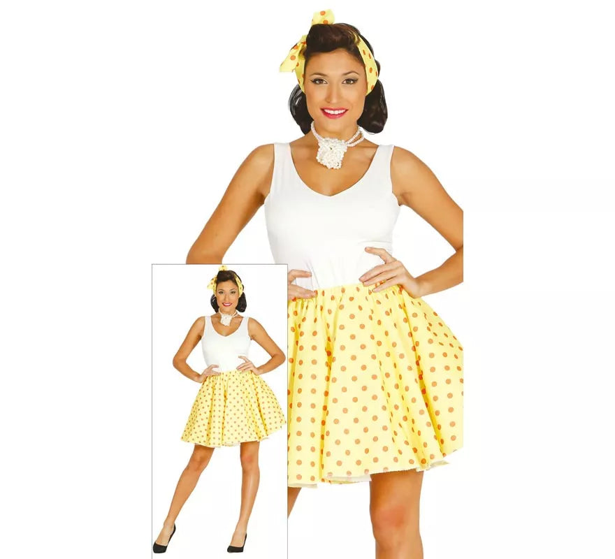 Disfraz de Chica Pin up de los Años 50 para mujer