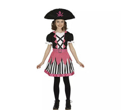 Pink Pirate Girl Costume for Girls