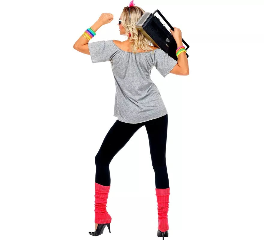 Disfraz de Chica Playera Años 80 para mujer