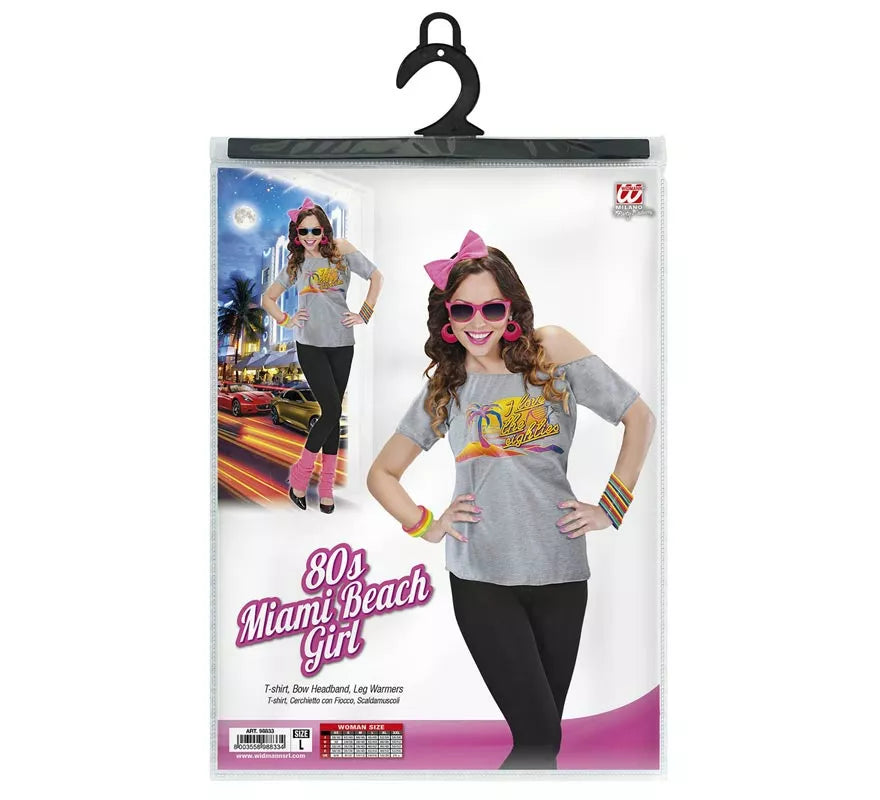 Translation missing: en.Disfraz de Chica Playera Años 80 para mujer