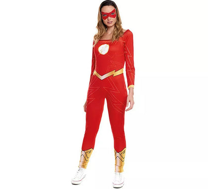 Disfraz de Chica Rápida Rojo para mujer