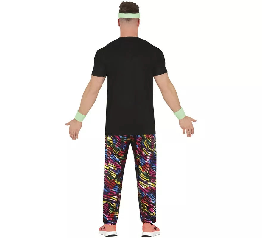 Disfraz de Chico de los Años 80 multicolor para hombre