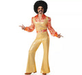 Disfraz de Chico Disco dorado Años 70 para hombre
