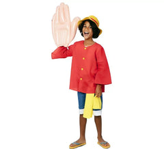 Costume da Ragazzo Elastico Rosso con Bandana per Bambino