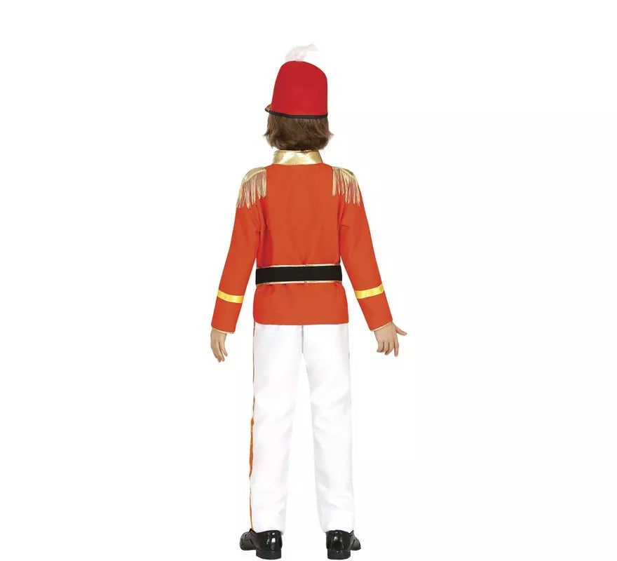 Disfraz de Chico Majorette Rojo para niño