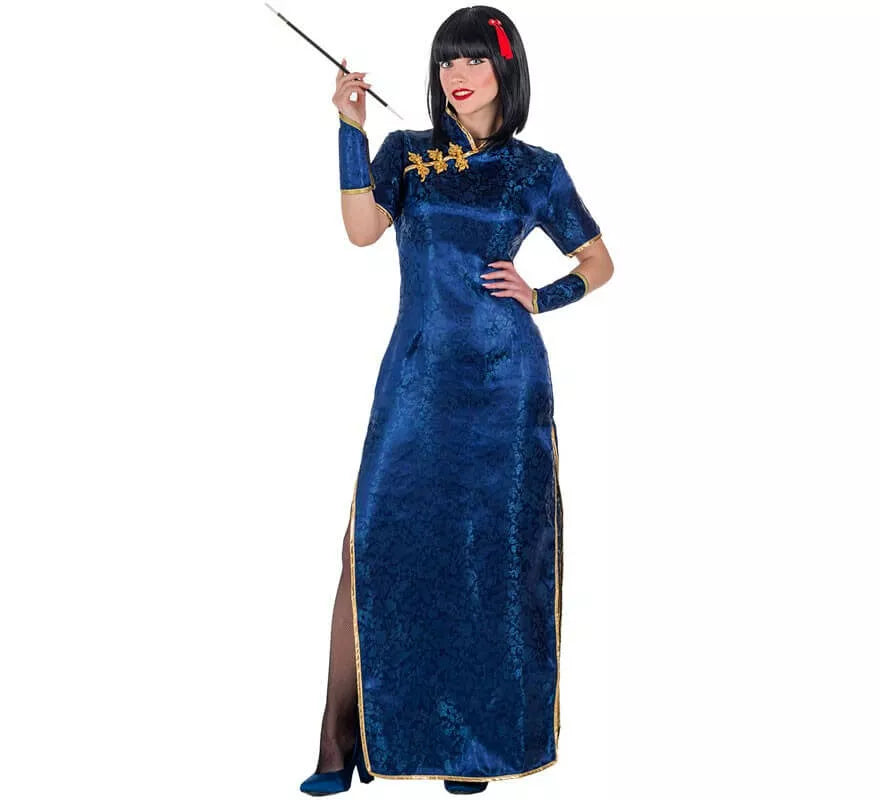 Disfraz de China Azul para mujer