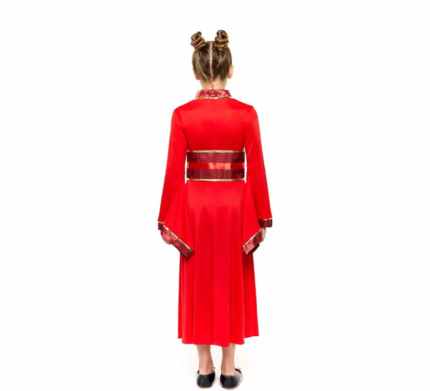 Translation missing: en.Disfraz de China Hanfu rojo para niña
