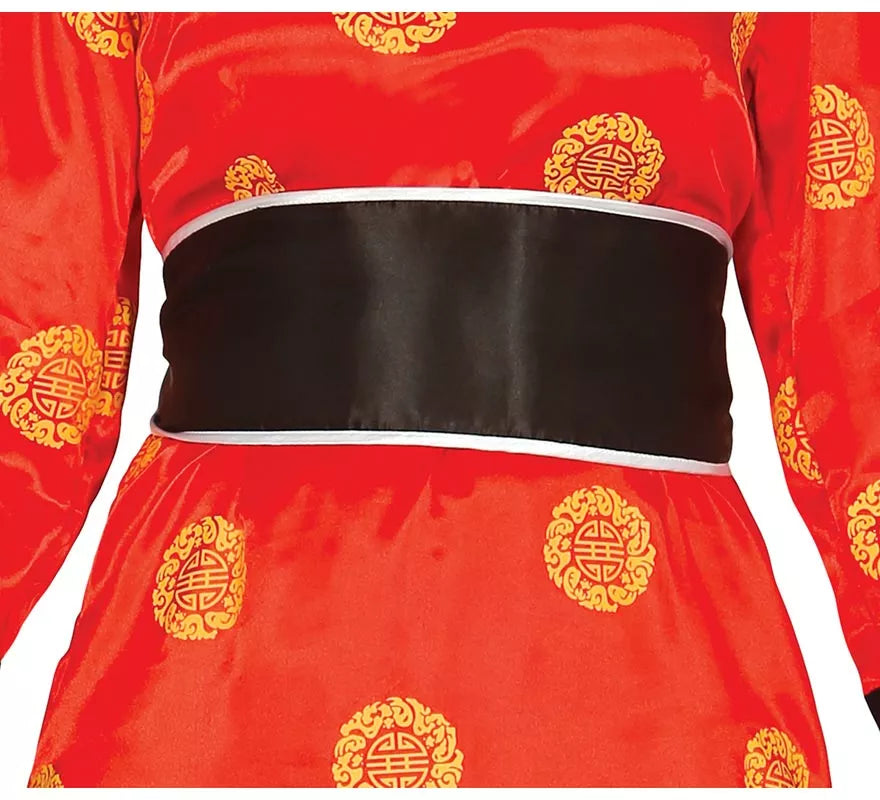 Disfraz de China rojo para mujer