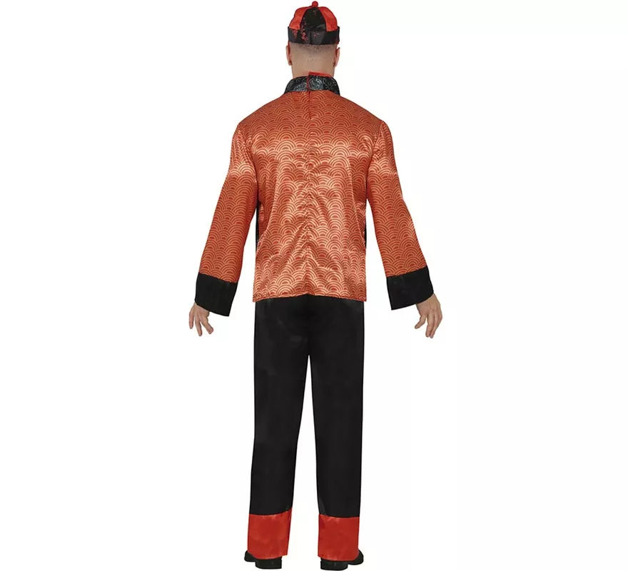 Translation missing: en.Disfraz de Chino naranja para hombre