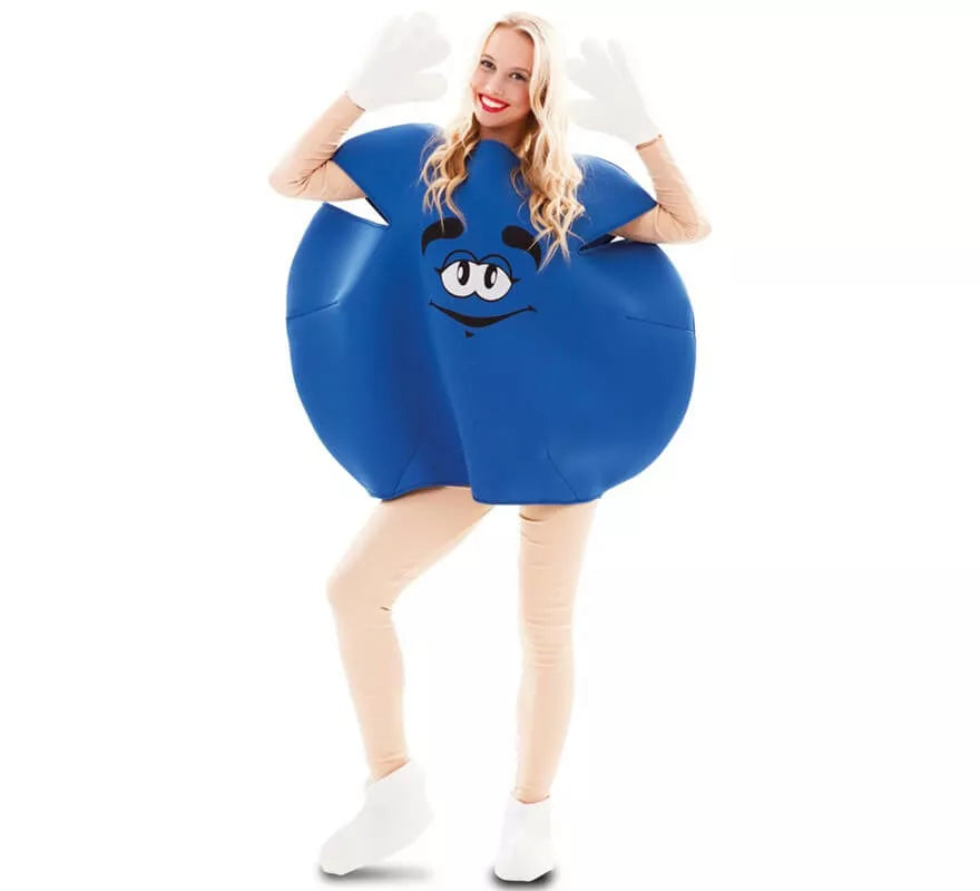Disfraz de Chocolatina azul para adultos