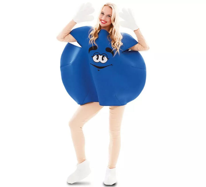 Disfraz de Chocolatina azul para adultos