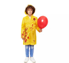 Child's Bloody Yellow Raincoat Costume