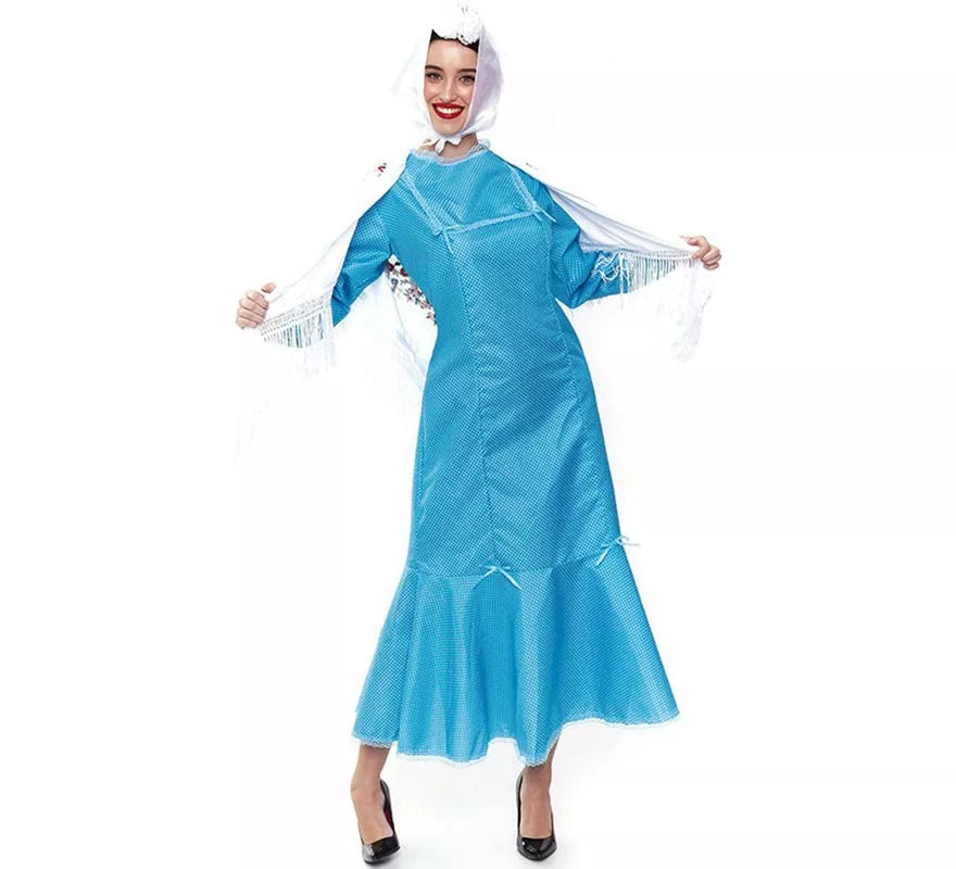Chulapa azul para mujer