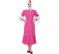 Fuchsia Chulapa costume for teenagers